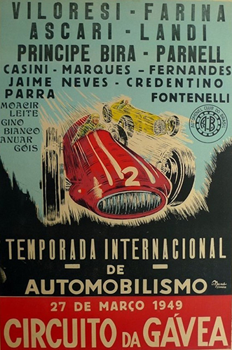 Poster, Gavea 1949