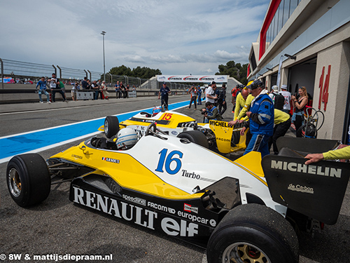 Victor Jabouille, René Arnoux, Renault RS10, 2025 Grand Prix de France Historique